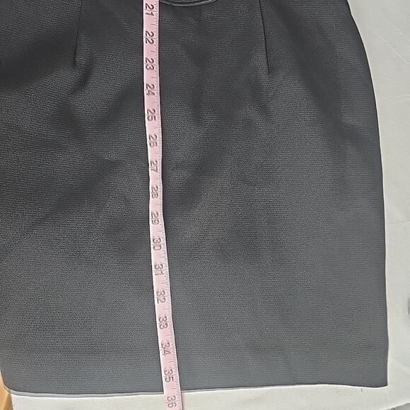 Commense Black Halter Mini Dress with Gold Accents - Picture 8 of 11